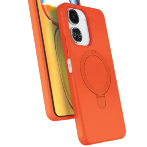 Newface Xiaomi Redmi 13c Regal Magsafe Standlı Kapak - Turuncu