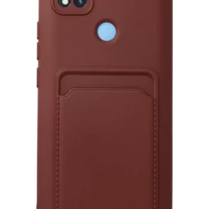Newface Xiaomi Redmi 9c Kılıf Kelvin Kartvizitli Silikon - Bordo