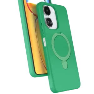 Newface Xiaomi Redmi 13c Regal Magsafe Standlı Kapak - Yeşil