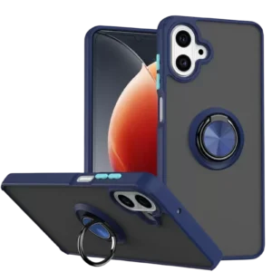 Newface Samsung Galaxy A07 4g Montreal Yüzüklü Silikon Kapak - Lacivert