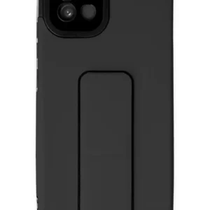 Newface Samsung Galaxy A03 Kılıf Mega Standlı Silikon - Siyah