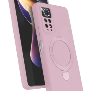 Newface Xiaomi Redmi Note 12 Pro 4g Regal Magsafe Standlı Kapak - Açık Pembe