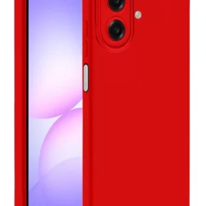 Newface Samsung Galaxy A07 4g Nano İçi Kadife Silikon - Kırmızı