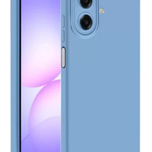 Newface Samsung Galaxy A07 4g Nano İçi Kadife Silikon - Mavi