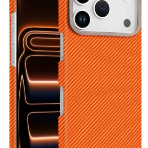 Newface Apple İphone 17 Pro Vega Magsafe Kapak - Turuncu