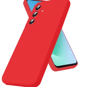 Newface Samsung Galaxy A17 5g Nano İçi Kadife Silikon - Kırmızı