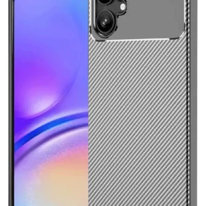 Newface Samsung Galaxy A06 Kılıf Auto Focus Karbon Kapak - Gri