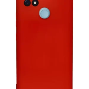 Newface Realme C21 Kılıf Nano İçi Kadife Silikon - Kırmızı