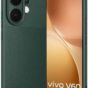 Newface Vivo V60 5g Auto Focus Karbon Kapak - Koyu Yeşil