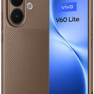 Newface Vivo V60 Lite Auto Focus Karbon Kapak - Kahverengi