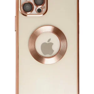 Newface İphone 12 Pro Kılıf Slot Silikon - Rose Gold