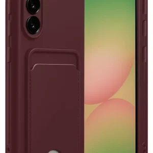 Newface Samsung Galaxy A17 5g Kelvin Kartvizitli Silikon - Bordo