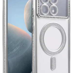 Newface Xiaomi Poco X6 Pro Joke Simli Magneticsafe Kılıf - Gümüş