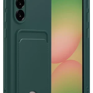 Newface Samsung Galaxy A17 5g Kelvin Kartvizitli Silikon - Koyu Yeşil