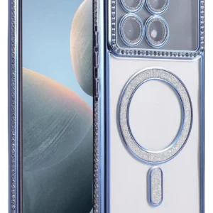 Newface Xiaomi Poco X6 Pro Joke Simli Magneticsafe Kılıf - Mavi