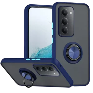 Newface Xiaomi Redmi 15 4g Montreal Yüzüklü Silikon Kapak - Lacivert