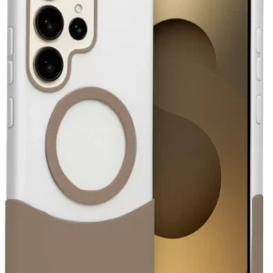 Joko Samsung Galaxy S24 Ultra Velar Magsafe Kapak - Çöl Titanyum