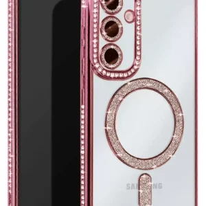 Newface Samsung Galaxy A26 Joke Simli Magneticsafe Kılıf - Pembe