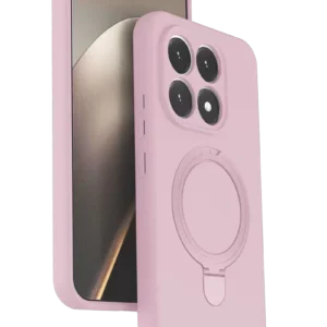 Newface Xiaomi Mi 15t Regal Magsafe Standlı Kapak - Açık Pembe