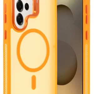 Joko Samsung Galaxy S25 Ultra Flet Lens Magsafe Kapak - Turuncu