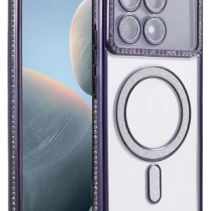 Newface Xiaomi Poco X6 Pro Joke Simli Magneticsafe Kılıf - Derin Mor