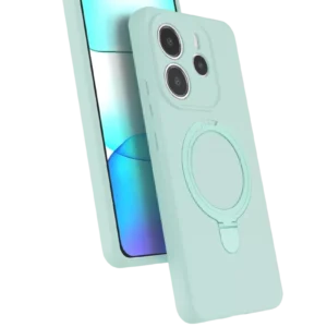 Newface Xiaomi Redmi Note 14 4g Regal Magsafe Standlı Kapak - Su Yeşili