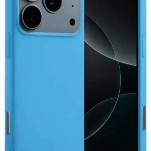 Newface Apple İphone 17 Pro Max Nano İçi Kadife Silikon - Mavi