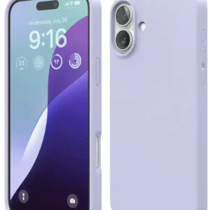 Newface İphone 16 Plus Kılıf Nano İçi Kadife Silikon - Lila