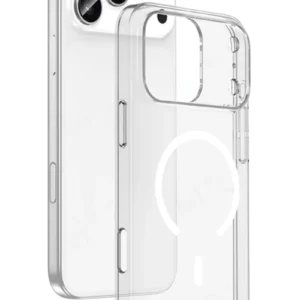 Newface Apple İphone 17 Pro Combo Sert Şeffaf Magsafe Kapak - Şeffaf