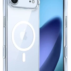 Newface Apple İphone 17 Air Combo Sert Şeffaf Magsafe Kapak - Şeffaf