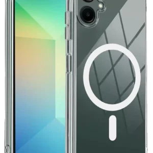 Newface Samsung Galaxy A07 4g Combo Sert Şeffaf Magsafe Kapak - Şeffaf