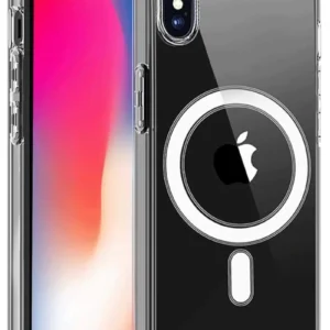 Newface İphone X Kılıf Magneticsafe Şeffaf Silikon - Şeffaf