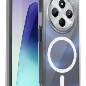 Newface Xiaomi Redmi 14c Combo Sert Şeffaf Magsafe Kapak - Şeffaf