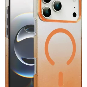 Newface Apple İphone 17 Pro Max Glossy Magsafe Kapak - Turuncu