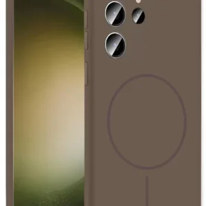 Joko Samsung Galaxy S24 Ultra Kılıf Jully Magsafe Kapak - Kahverengi