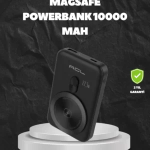 Magsafe Uyumlu Kablosuz Powerbank Taşınabilir Hızlı Şarj