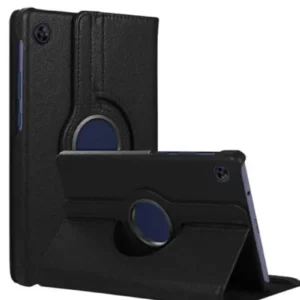 Newface Samsung Galaxy Tab A11 360 Tablet Deri Kılıf - Siyah