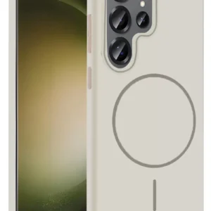 Joko Samsung Galaxy S23 Ultra Broş Magsafe Kapak - Krem