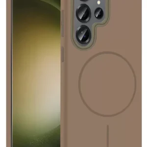 Joko Samsung Galaxy S23 Ultra Broş Magsafe Kapak - Çöl Titanyum