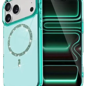 Newface Apple İphone 17 Pro Max Live Diamond Magsafe Kapak - Yeşil