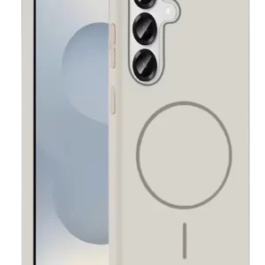 Joko Samsung Galaxy S25 Broş Magsafe Kapak - Krem