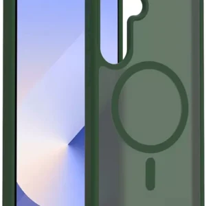 Joko Samsung Galaxy S25 Jota Magsafe Kapak - Koyu Yeşil