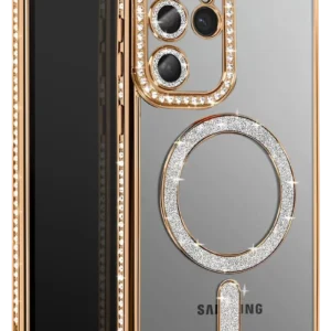 Joko Samsung Galaxy S26 Ultra Joke Simli Magneticsafe Kılıf - Gold