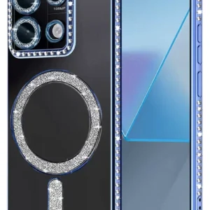 Newface Xiaomi Redmi Note 13 Pro 4g Joke Simli Magneticsafe Kılıf - Mavi