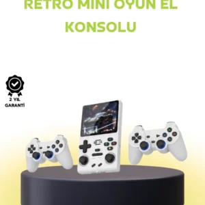 Geniş Ekranlı Taşınabilir Retro Oyun Konsolu