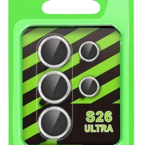 Newface Samsung Galaxy S26 Ultra Raze Metal Kamera Lens - Gümüş