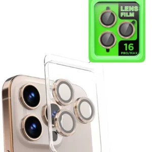 Newface İphone 16 Pro Max Raze Metal Kamera Lens - Natural Grey