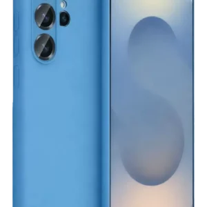 Newface Samsung Galaxy S26 Ultra Nano İçi Kadife Silikon - Mavi