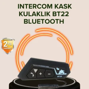 Bluetooth 5.0 Motosiklet Kask Kulaklık Eller Serbest Ve Müzik Özellikli