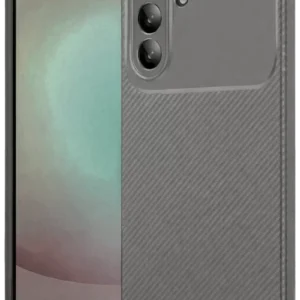 Newface Samsung Galaxy A56 Kılıf Auto Focus Karbon Kapak - Gri